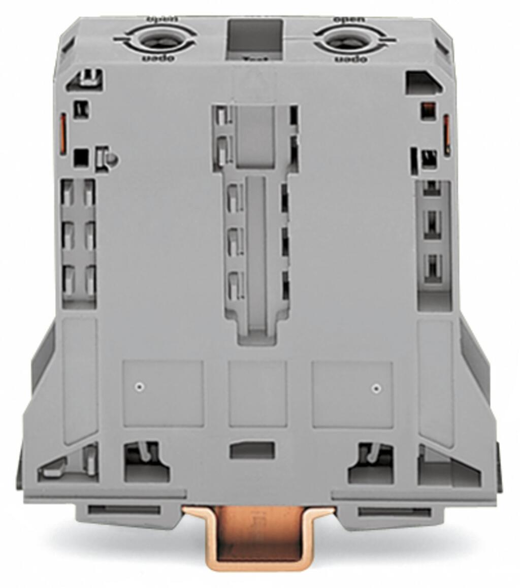 POWER CAGE CLAMP feedthrough terminal block; DIN 35 x 15 rail mount