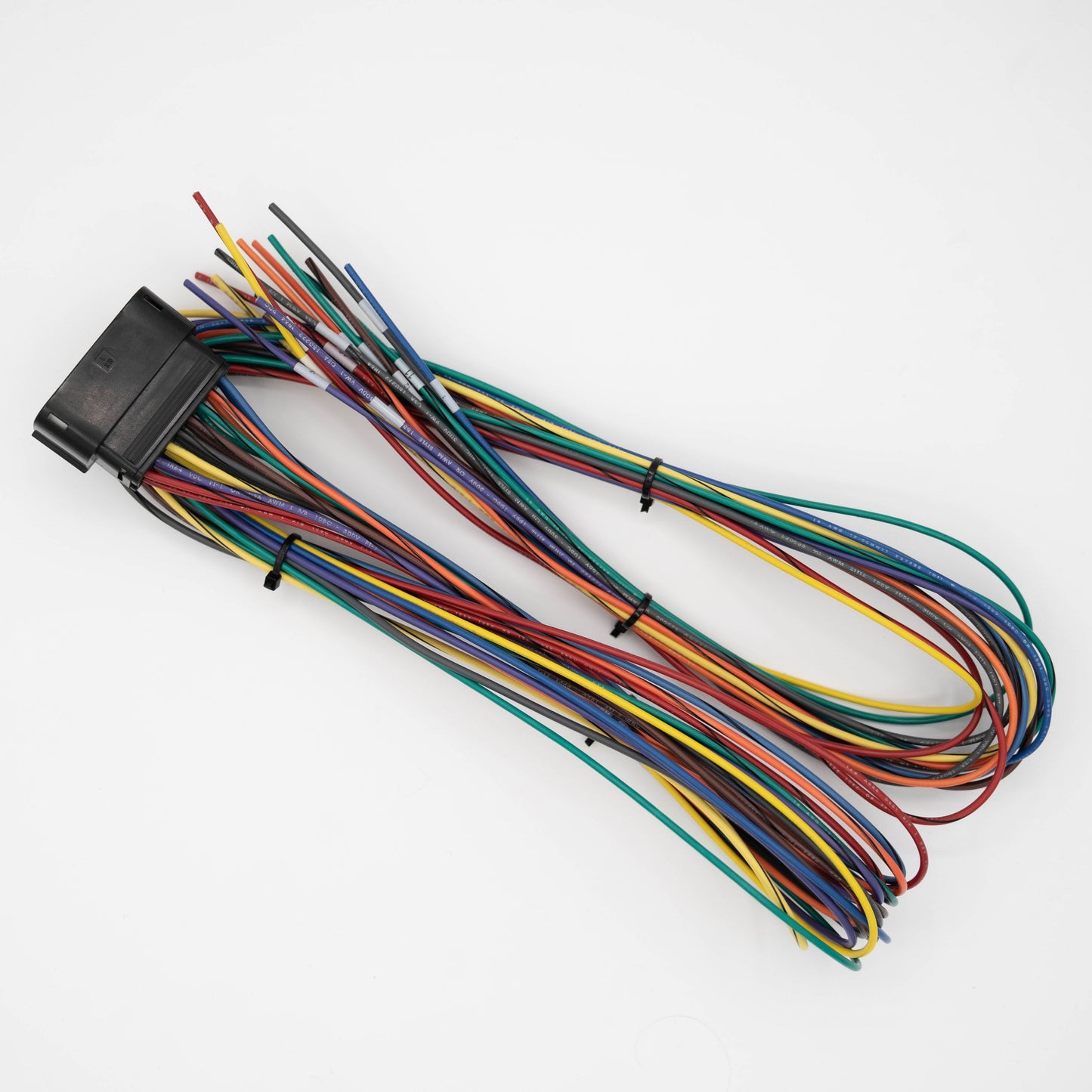 Bare Wire Cable Harness, 50" Multicolor