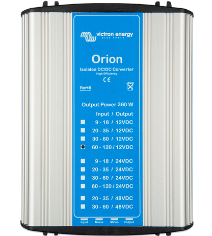 Orion DC-DC Converters 110V, Isolated