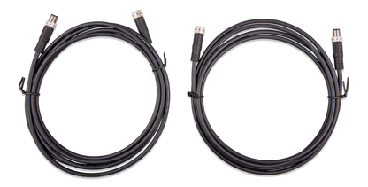 M8 circular connector Male/Female 3 pole cable (bag of 2)